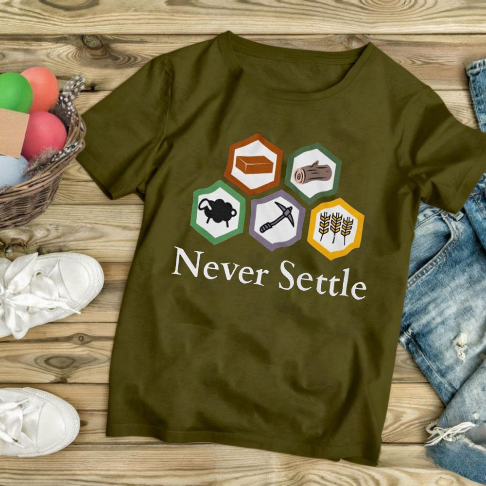 Футболка Never Settle Catan в  – обзор и цена Board Game Catan